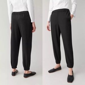 COS crepe joggers pants
